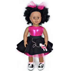 Doll Poodle Skirt Set