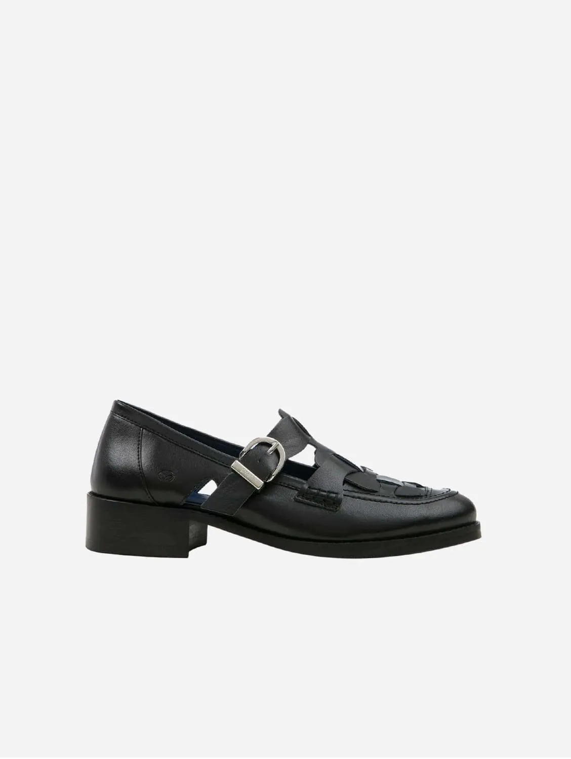 Dorothy Apple Leather Vegan Shoes | Black