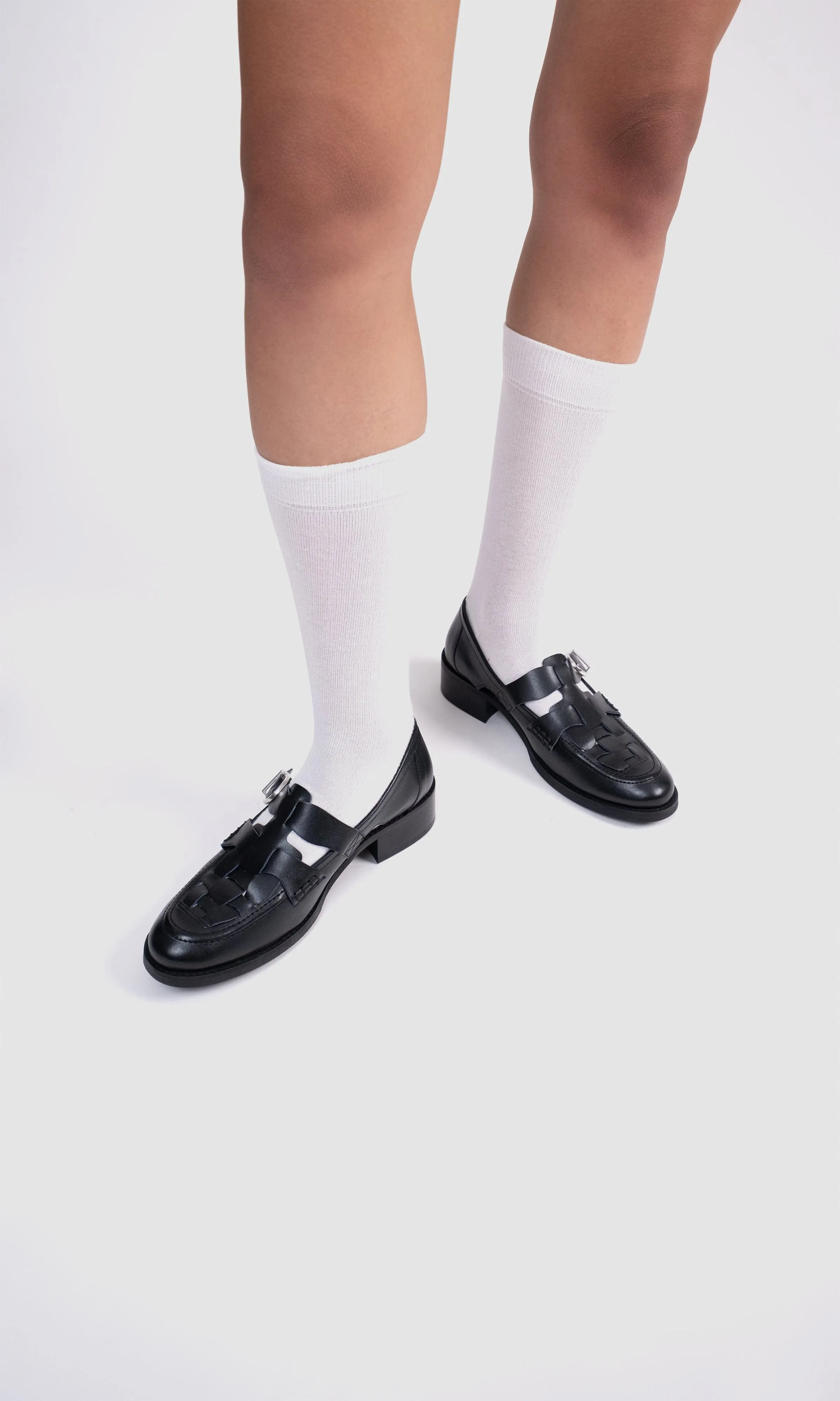 Dorothy Apple Leather Vegan Shoes | Black