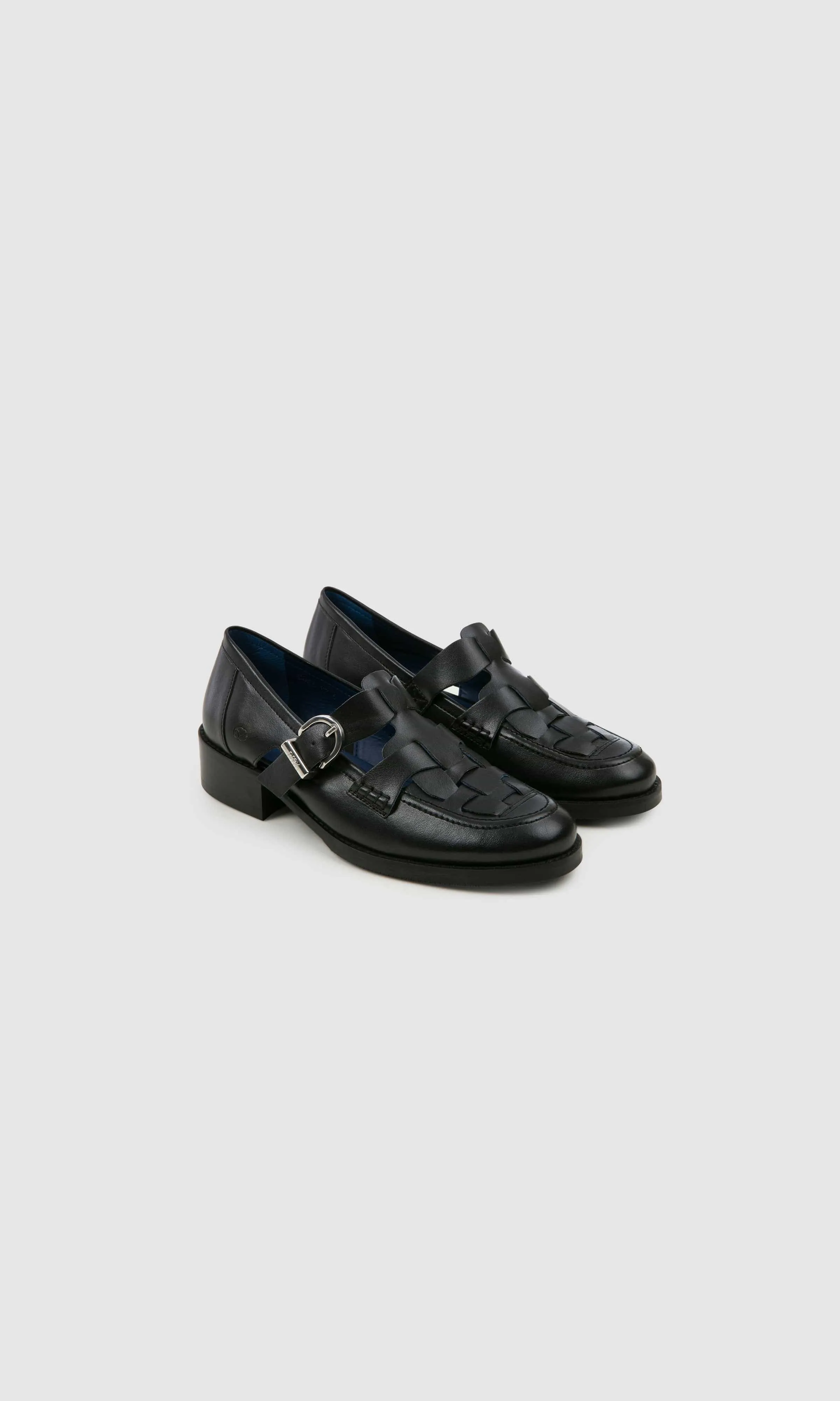 Dorothy Apple Leather Vegan Shoes | Black