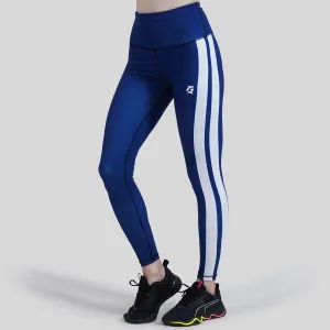 Double Stripe Leggings (Blue)