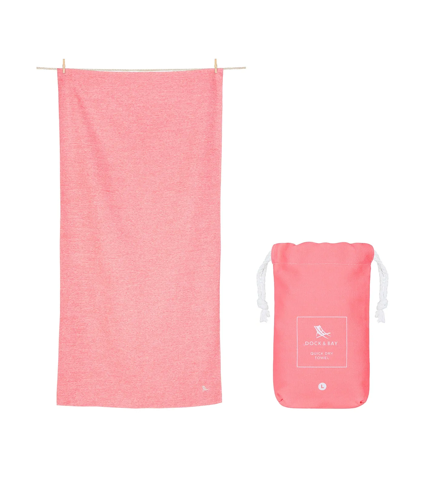 Eco Active Towel - Volcanic Red