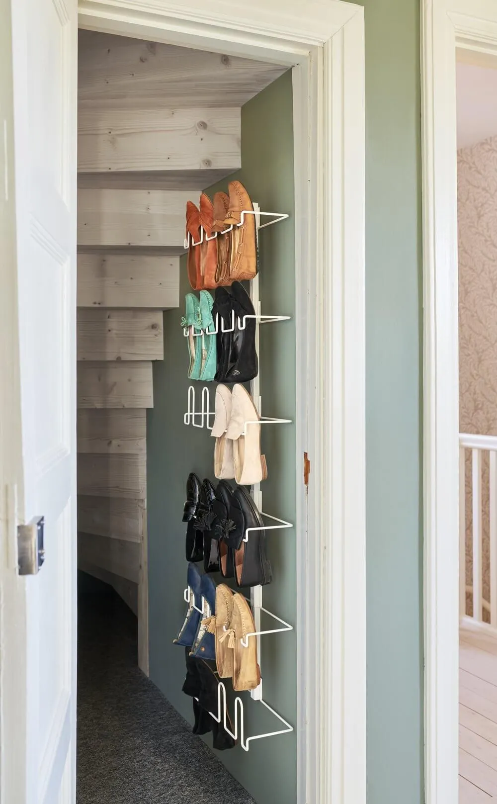 Elfa Centre Shoe Rack White