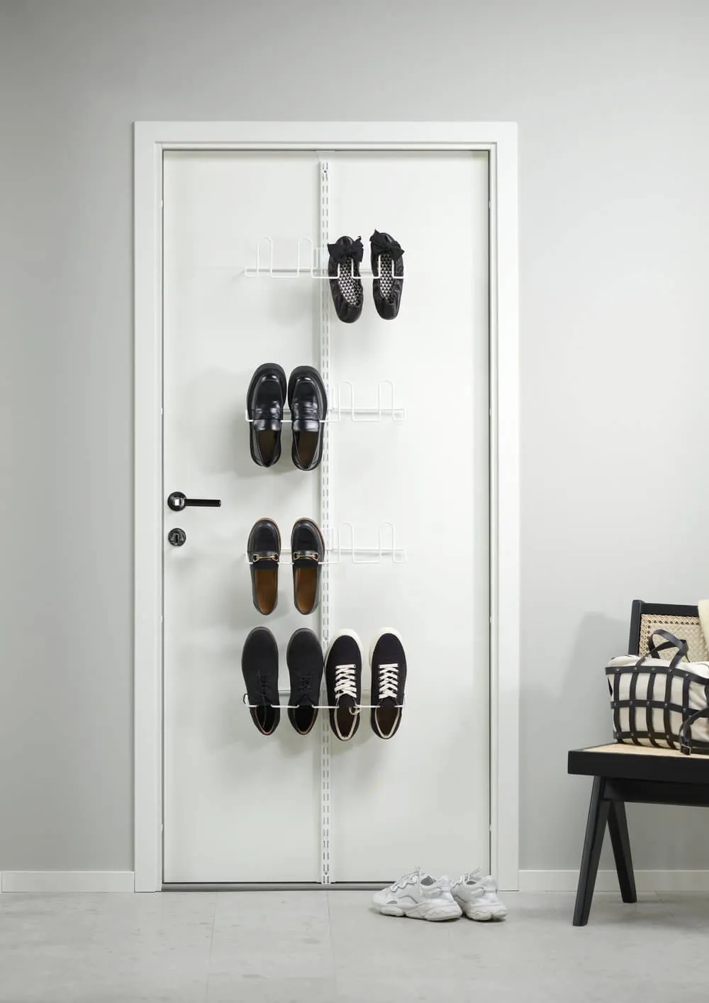 Elfa Centre Shoe Rack White