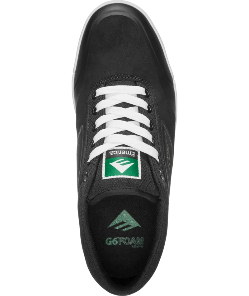 Emerica Phocus G6 Skate Shoes - Black White Gold