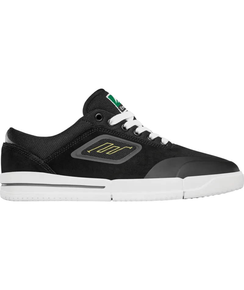 Emerica Phocus G6 Skate Shoes - Black White Gold