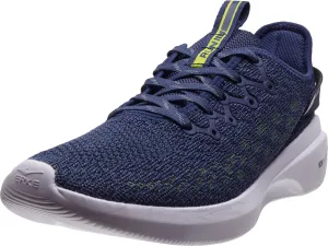 Erke Cushioning Shoes Men Running D.Blue/Lime Green 11120103449-604