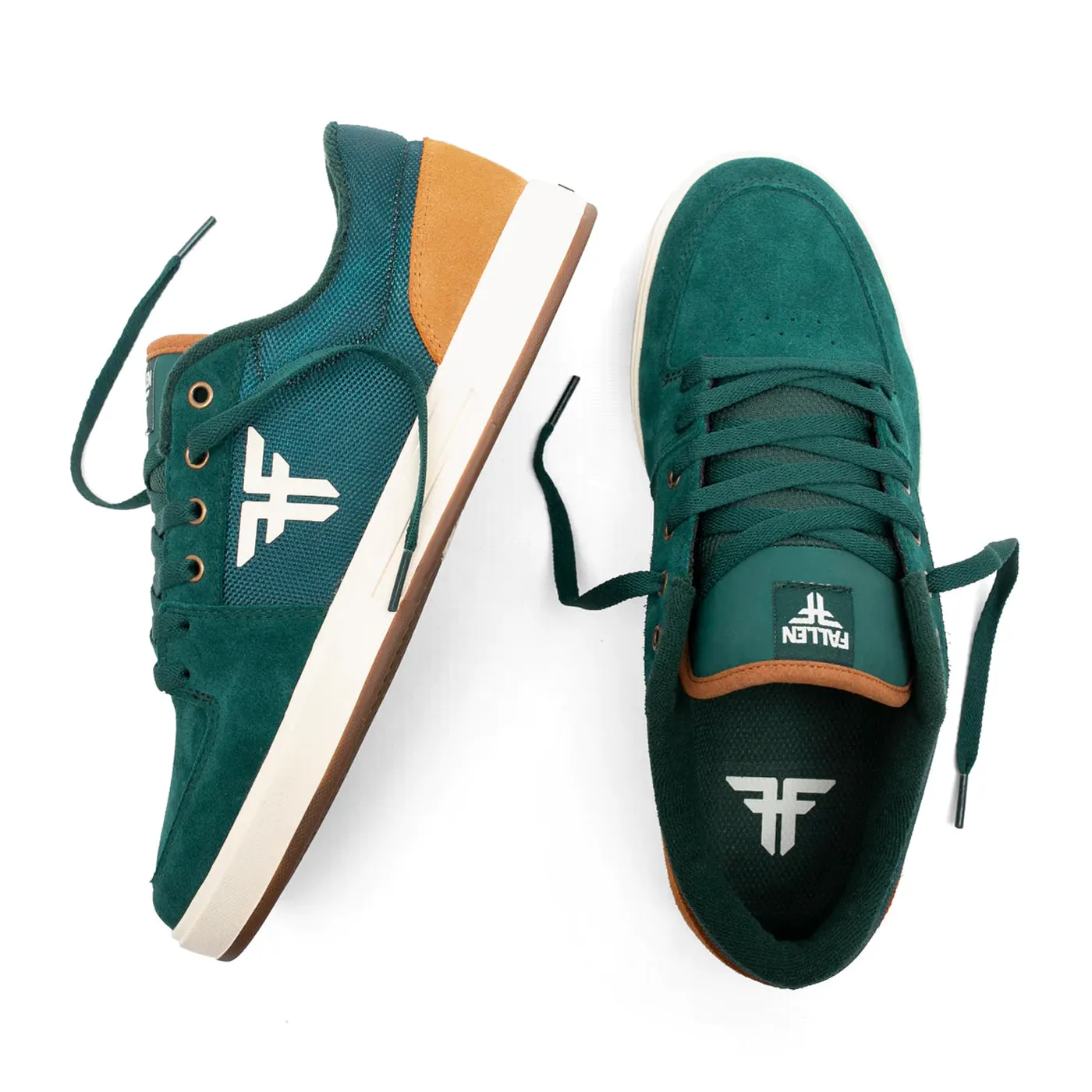 Fallen Patriot Shoes - Emerald/Brown