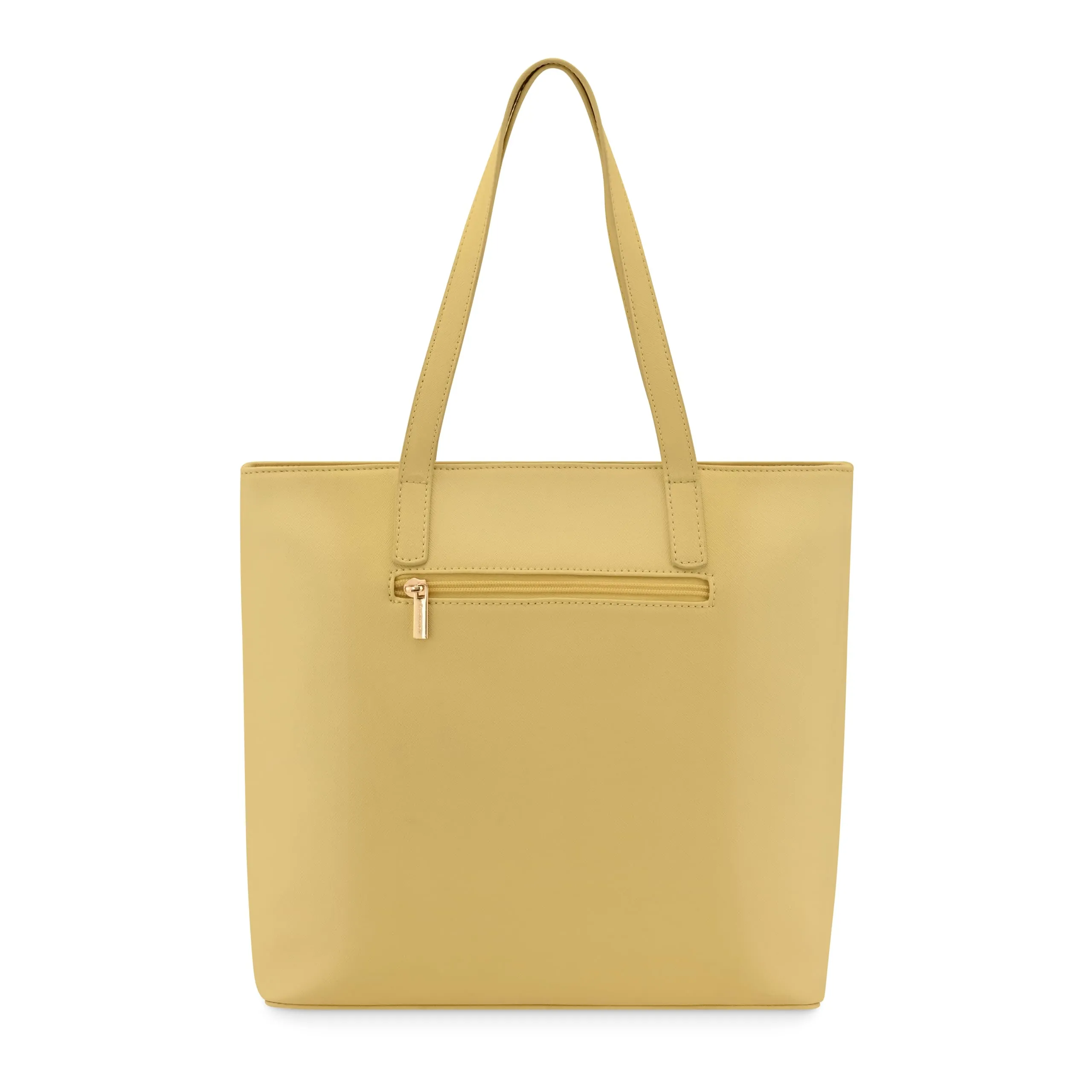 Fastrack Butter Yellow Work Tote Bag for Women