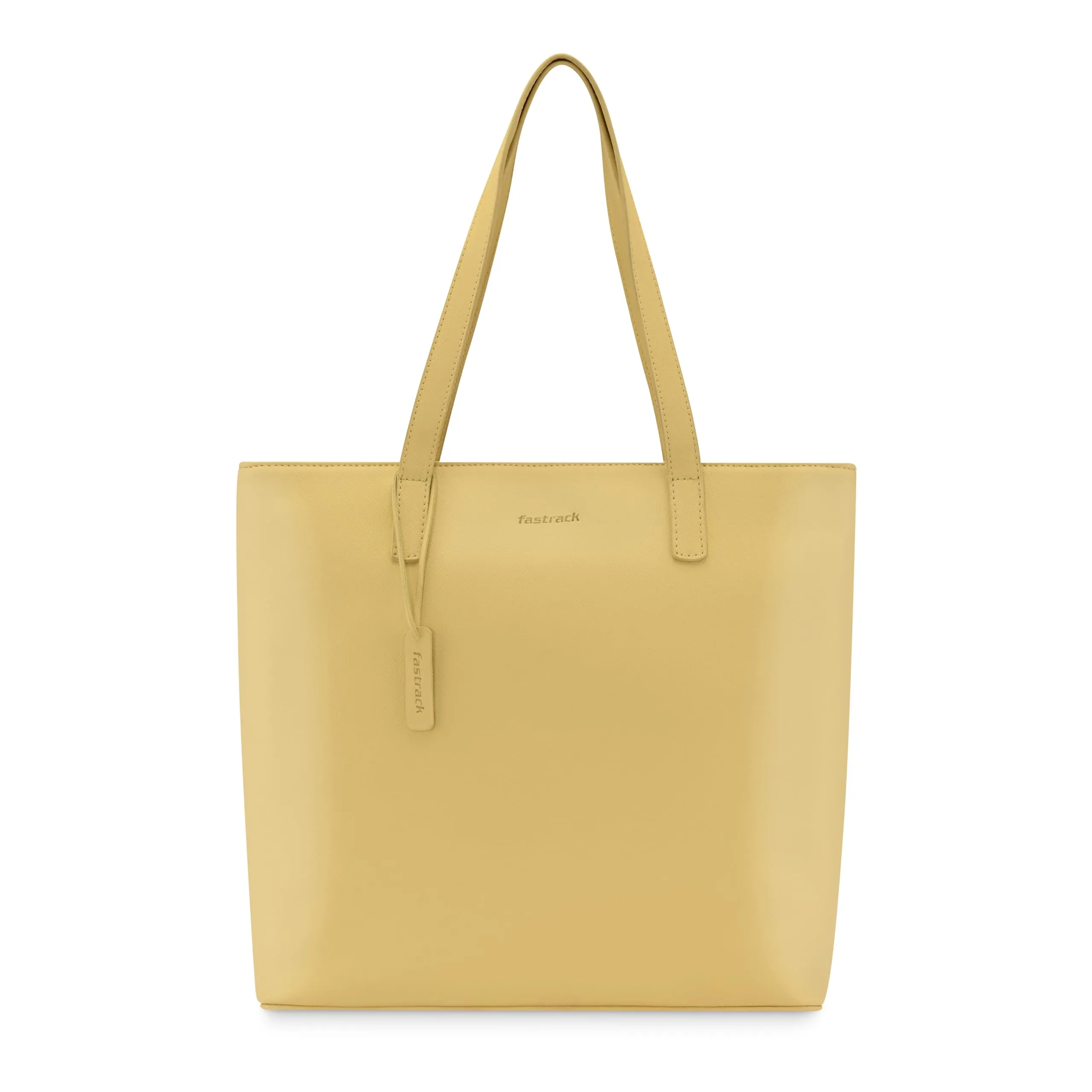 Fastrack Butter Yellow Work Tote Bag for Women