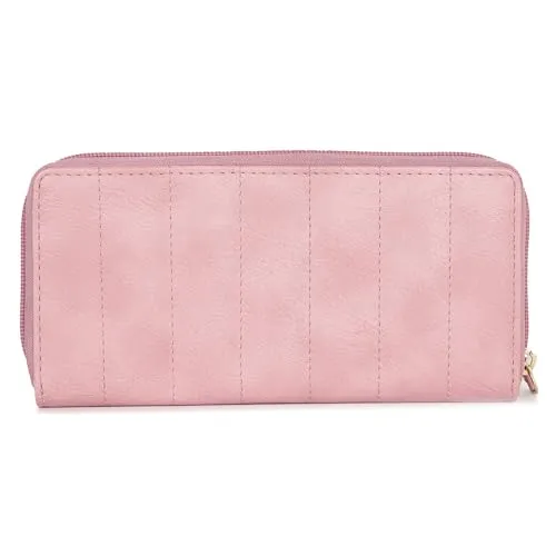 Fastrack Faux Leather Women Western Wallet(Pink)