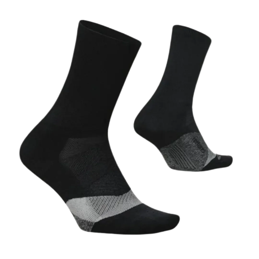 Feetures - Elite Light Cushion Mini-Crew - Black