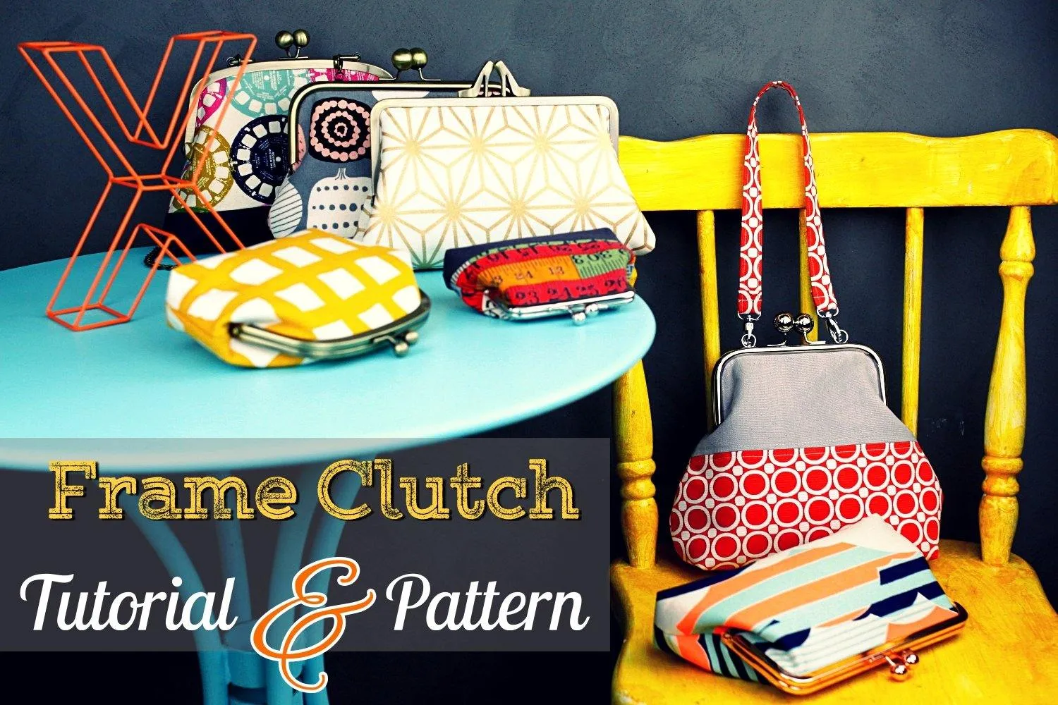 Felicity Frame Clutch Making Tutorial & PDF Pattern