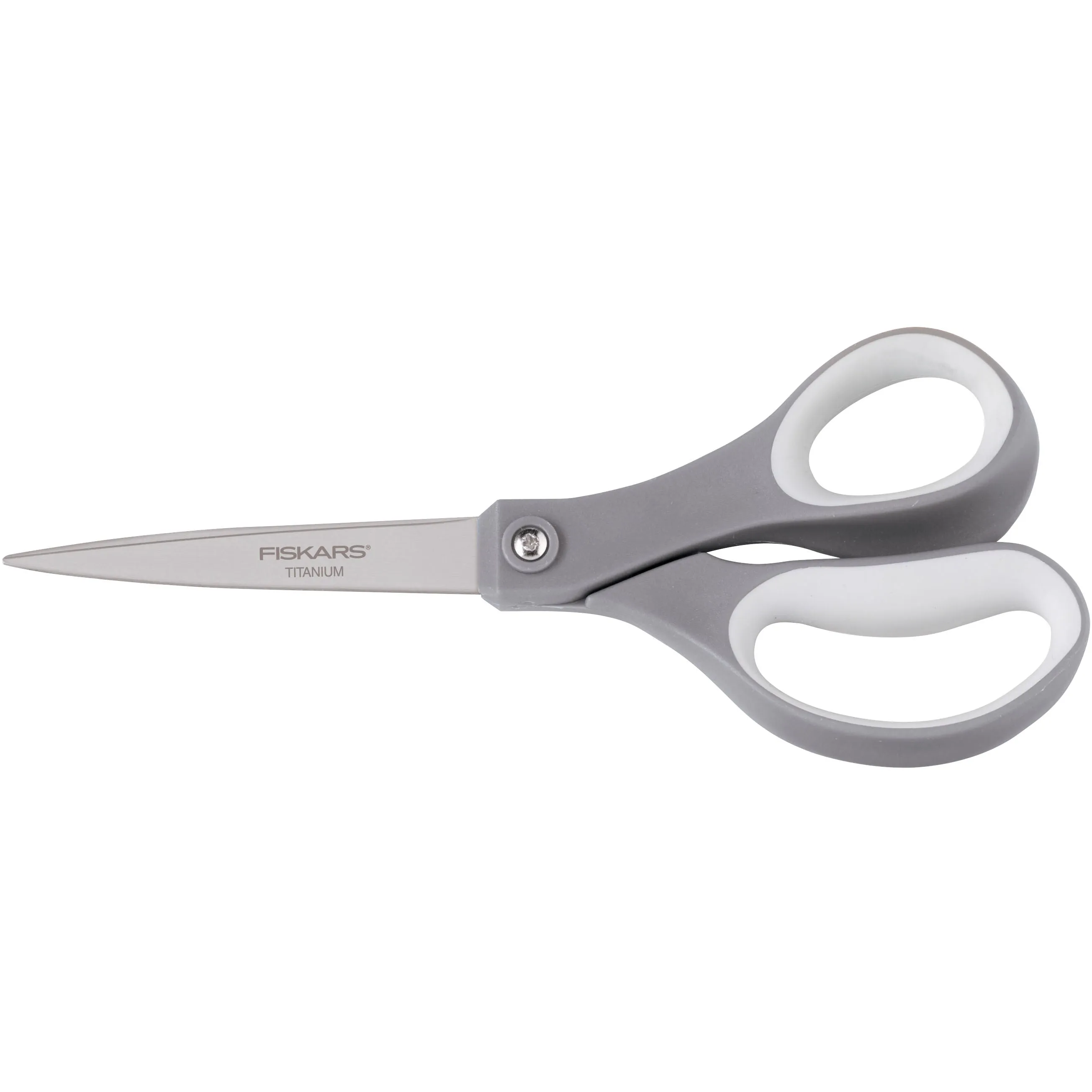 Fiskars 8'' Performance Softgrip Titanium Scissors - Grey