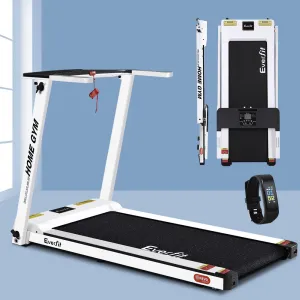 Foldable Electric Treadmill 12 Programs LCD Display - Everfit