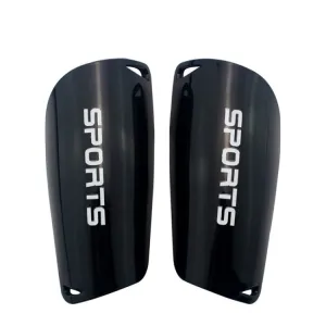 Football Shin Pads Reinforced Shin Pads Sports Calf Pads(Black S)