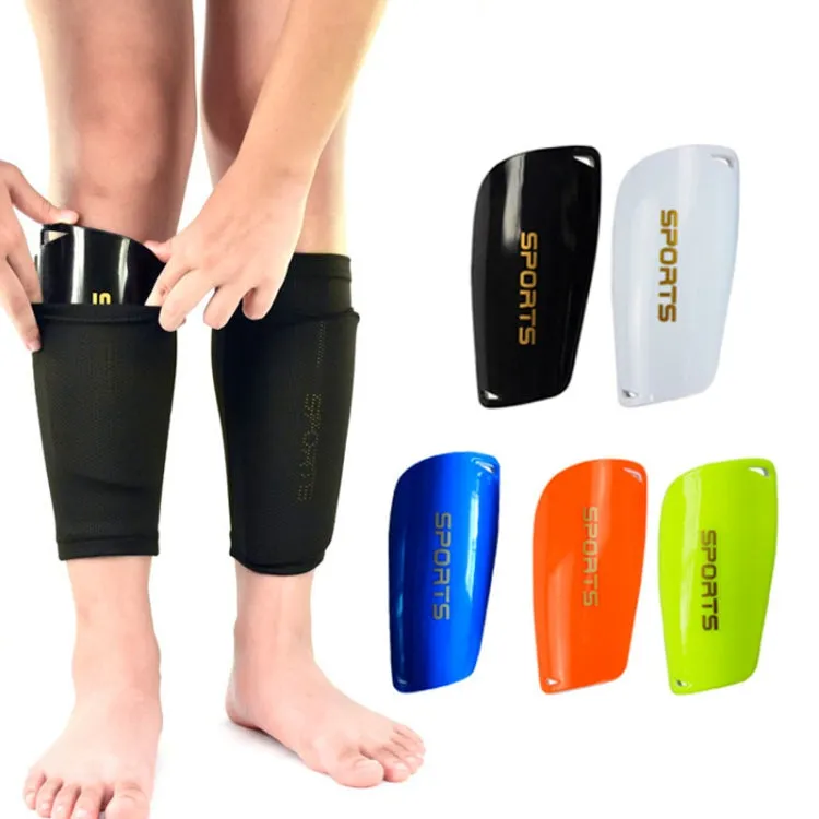 Football Shin Pads Reinforced Shin Pads Sports Calf Pads(Black S)