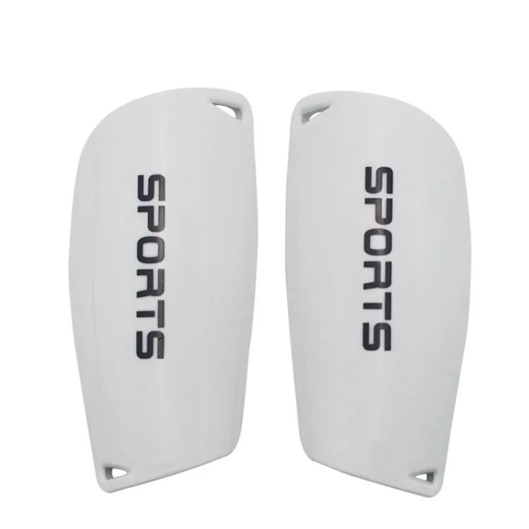 Football Shin Pads Reinforced Shin Pads Sports Calf Pads(White M)