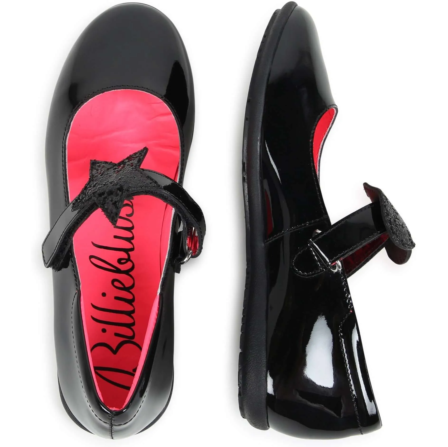 Girls Black School Shoes