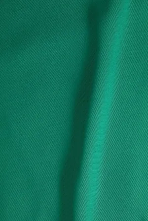 Green Spruce Silk Faille Fabric