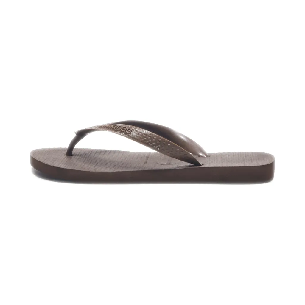 Havaianas Slippers Rubber Brown Colour For Men