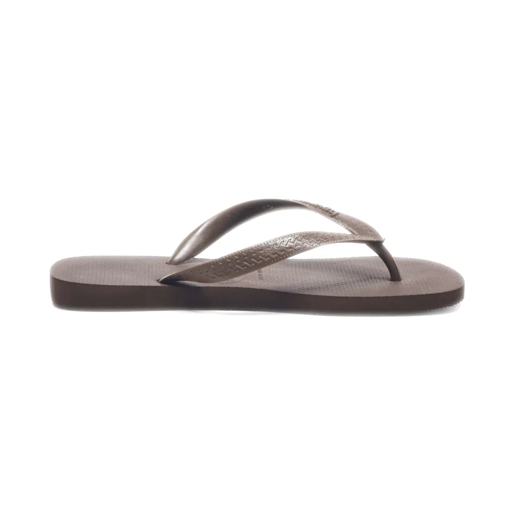 Havaianas Slippers Rubber Brown Colour For Men