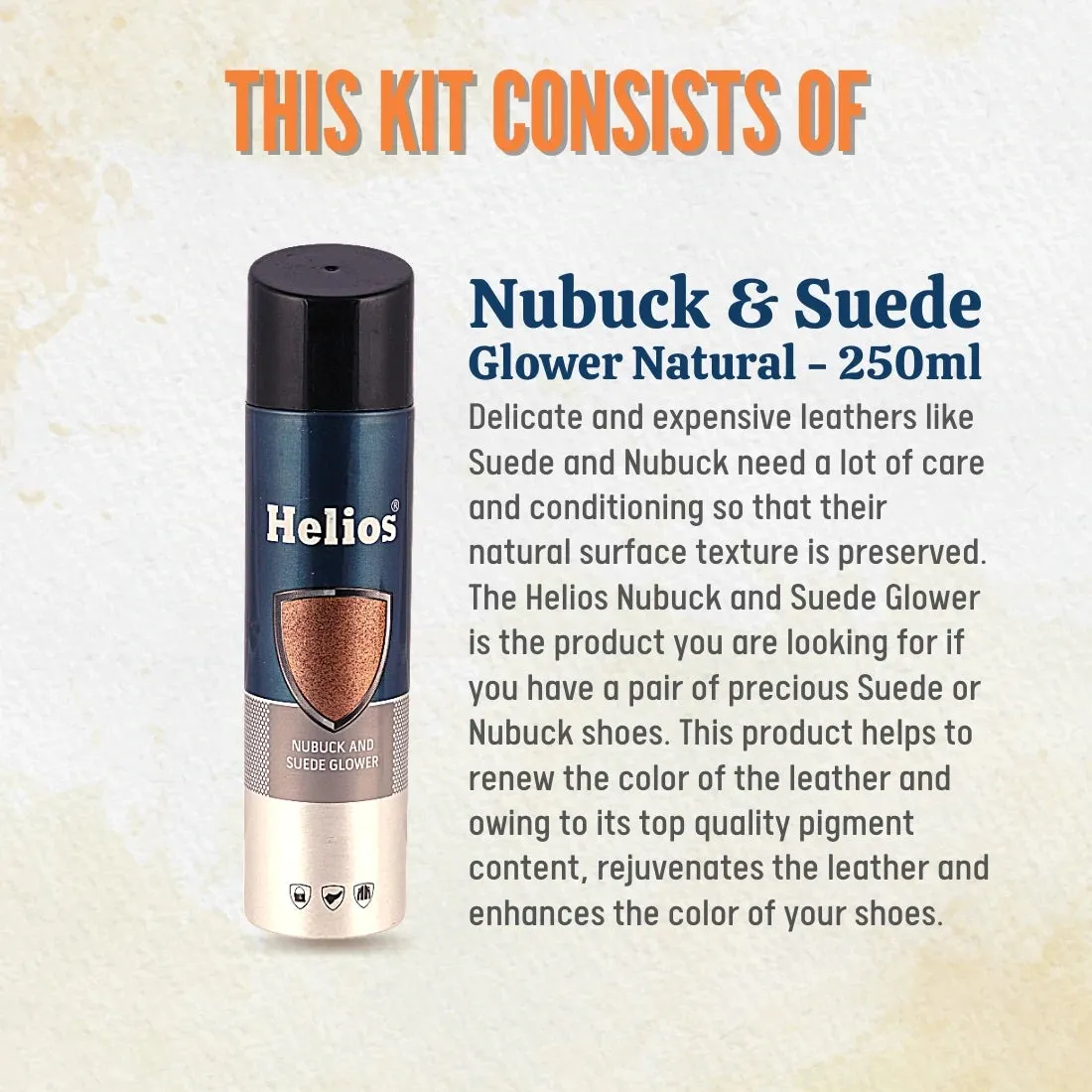 Helios Nubuck Suede Grooming Combo