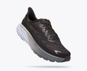 Hoka Mens Arahi 6 Running Shoe - Black/White