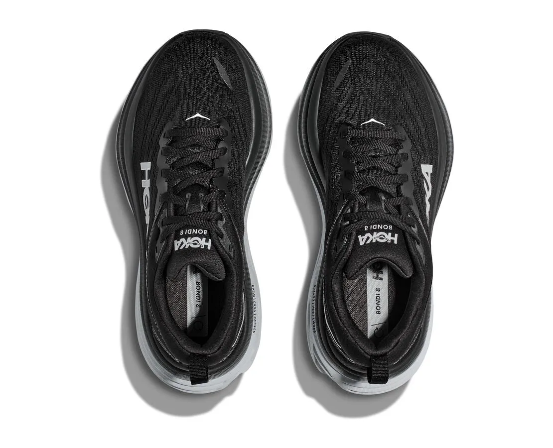 HOKA - Mens Bondi 8 Black/White