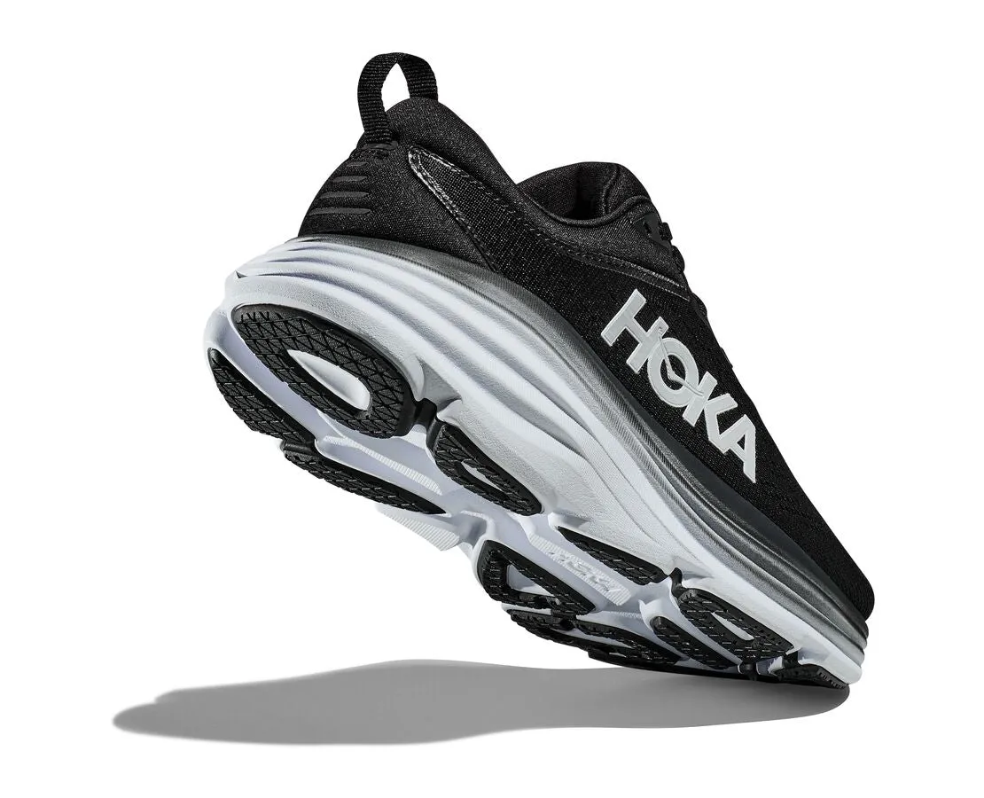 HOKA - Mens Bondi 8 Black/White