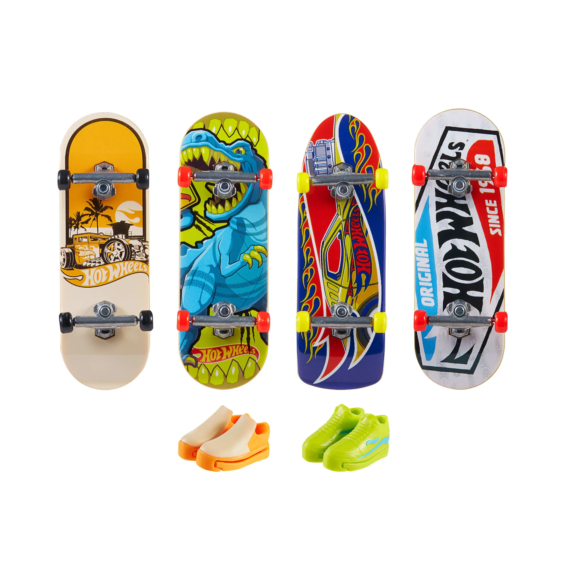 Hot Wheels Skate Tony Hawk Fingerboards & Skate Shoes Multipack