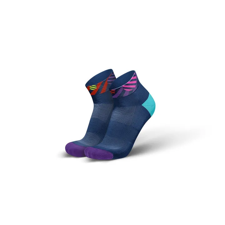 INCYLENCE Running Globes Short Socks - Purple Red