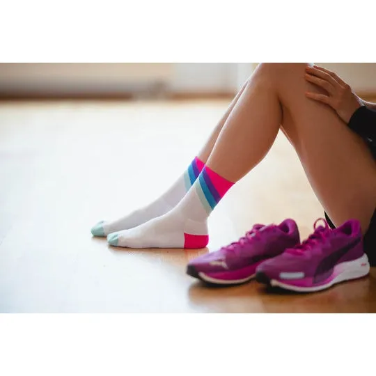 INCYLENCE Running Grades Socks - Blue Pink