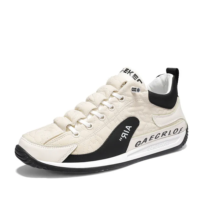 INSTOCK- New men's casual sports shoes lace-up running shoes