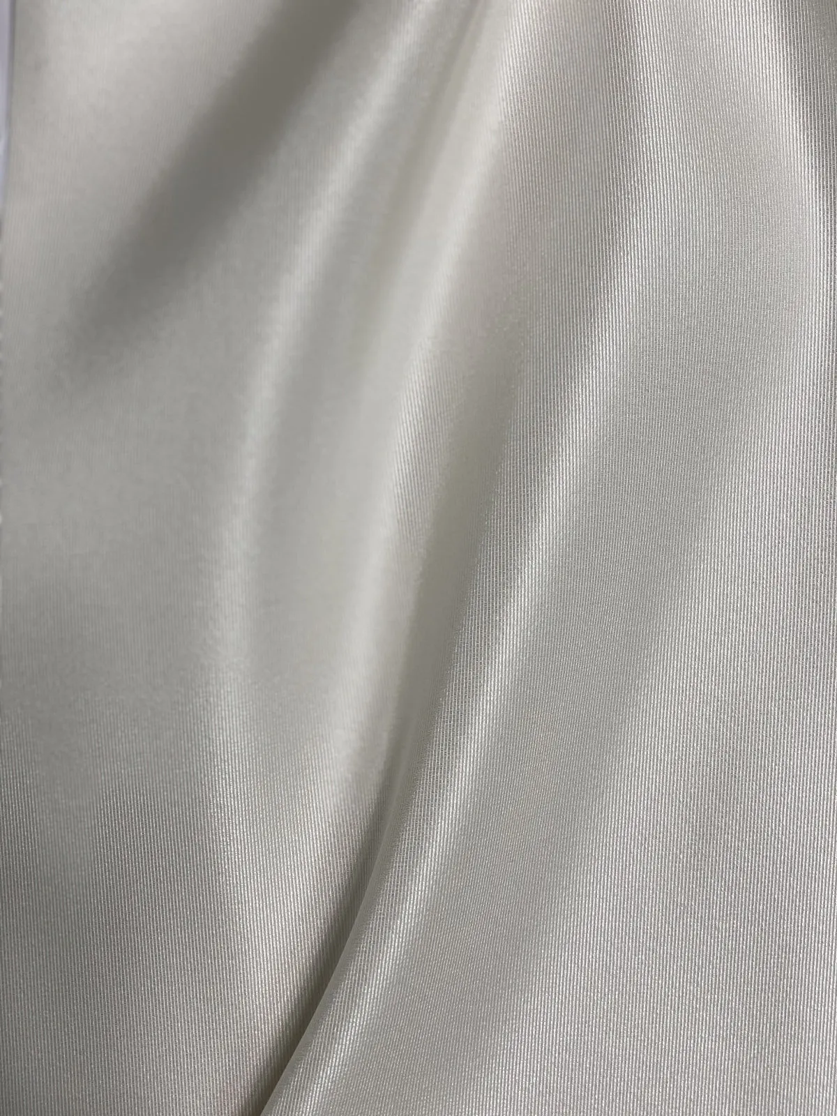 Ivory Italian Satin Faille Fabric