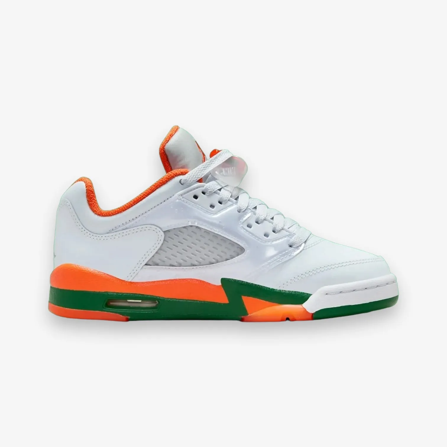 Jordan 5 Retro Low (GS) Football Grey Brilliant Orange FQ1293-018