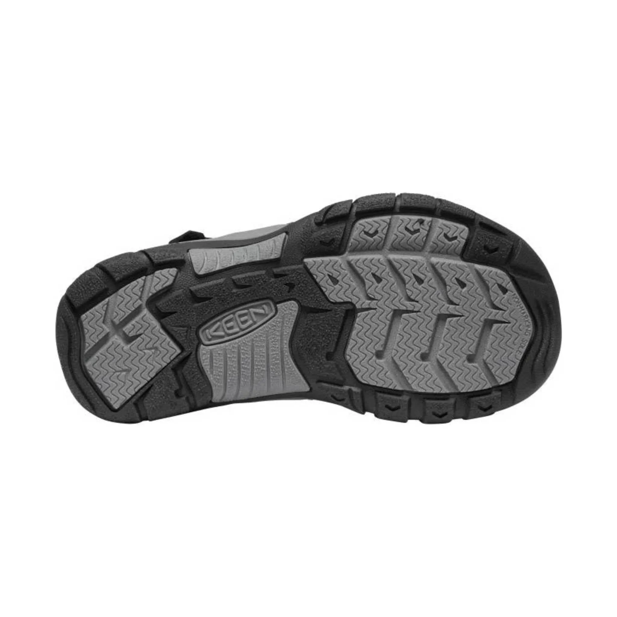 KEEN Big Kids' Newport H2 - Black/Keen Yellow