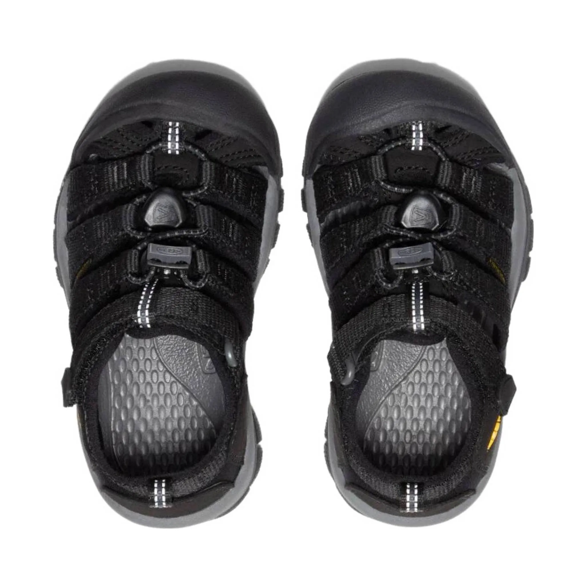 KEEN Little Kids' Newport H2 - Black/Keen Yellow