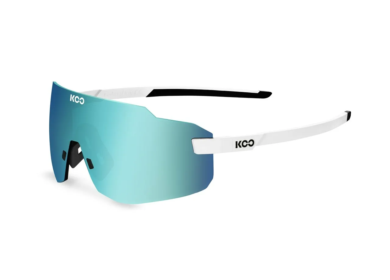 KOO SUPERNOVA Cycling Sport Sunglasses-White Torquoise