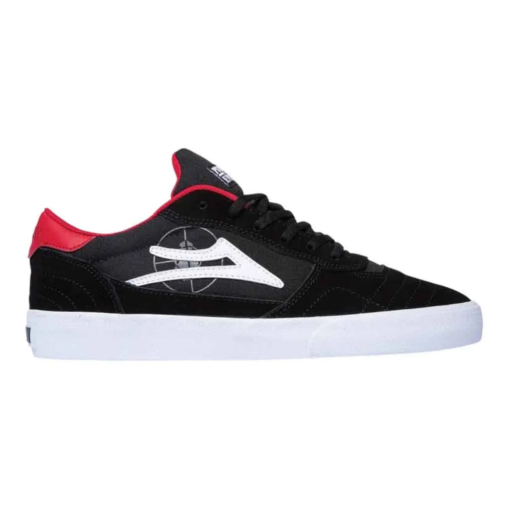 Lakai x Public Enemy Cambridge - Black/Red Suede