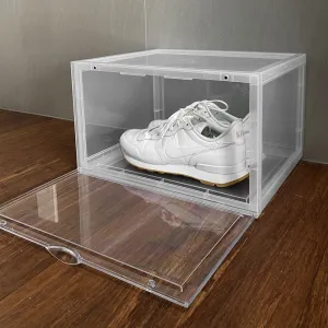 Large Stackable Shoe Box Clear