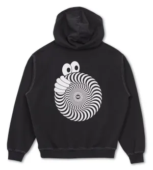 Last Resort AB X Spitfire Swirl Hoodie - Washed Black