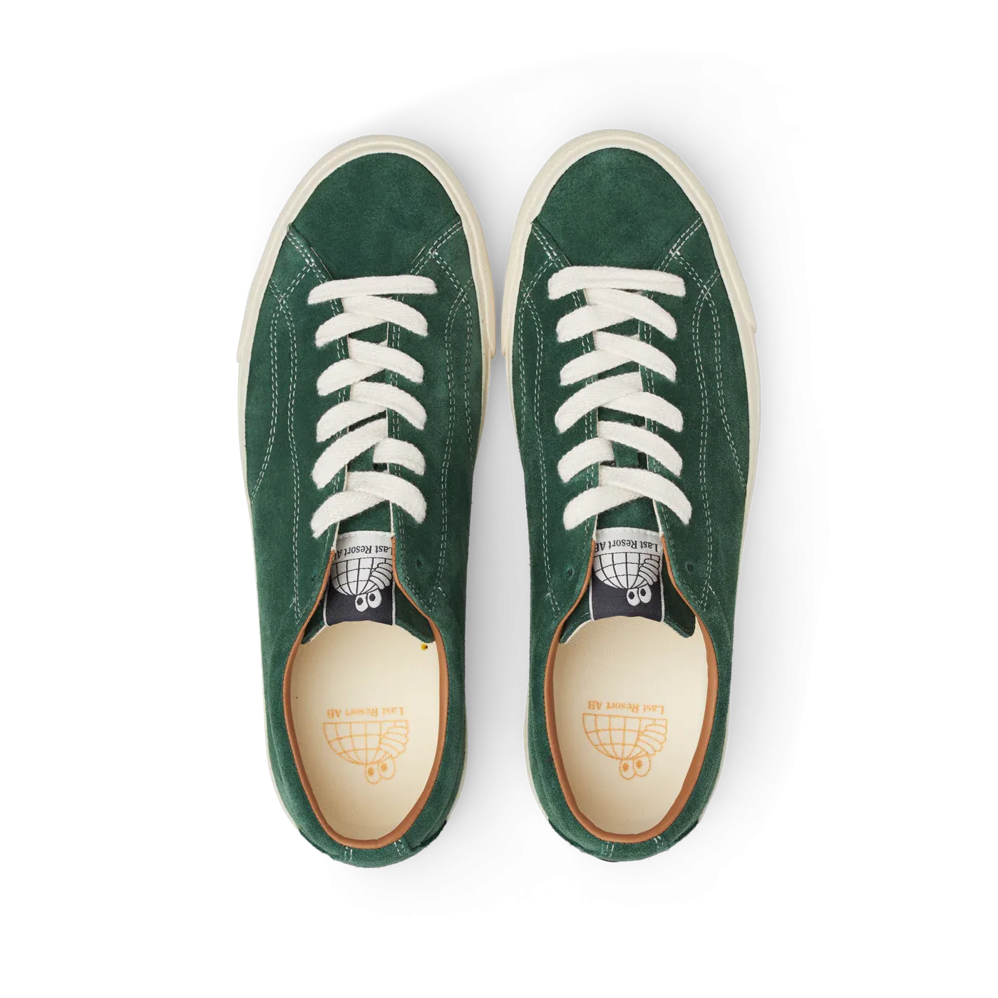 Last Resort VM003 Suede Lo: Elm Green/White