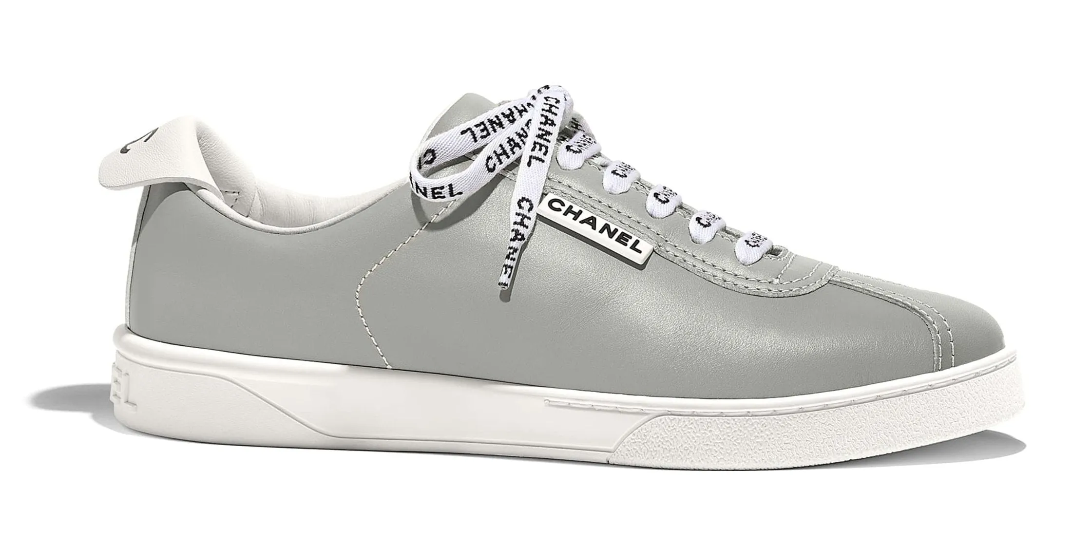 Light Grey Calfskin Sneakers