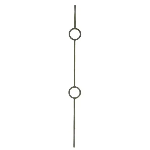 M40244 | Double Ring Iron Baluster | 2931 | 1/2"