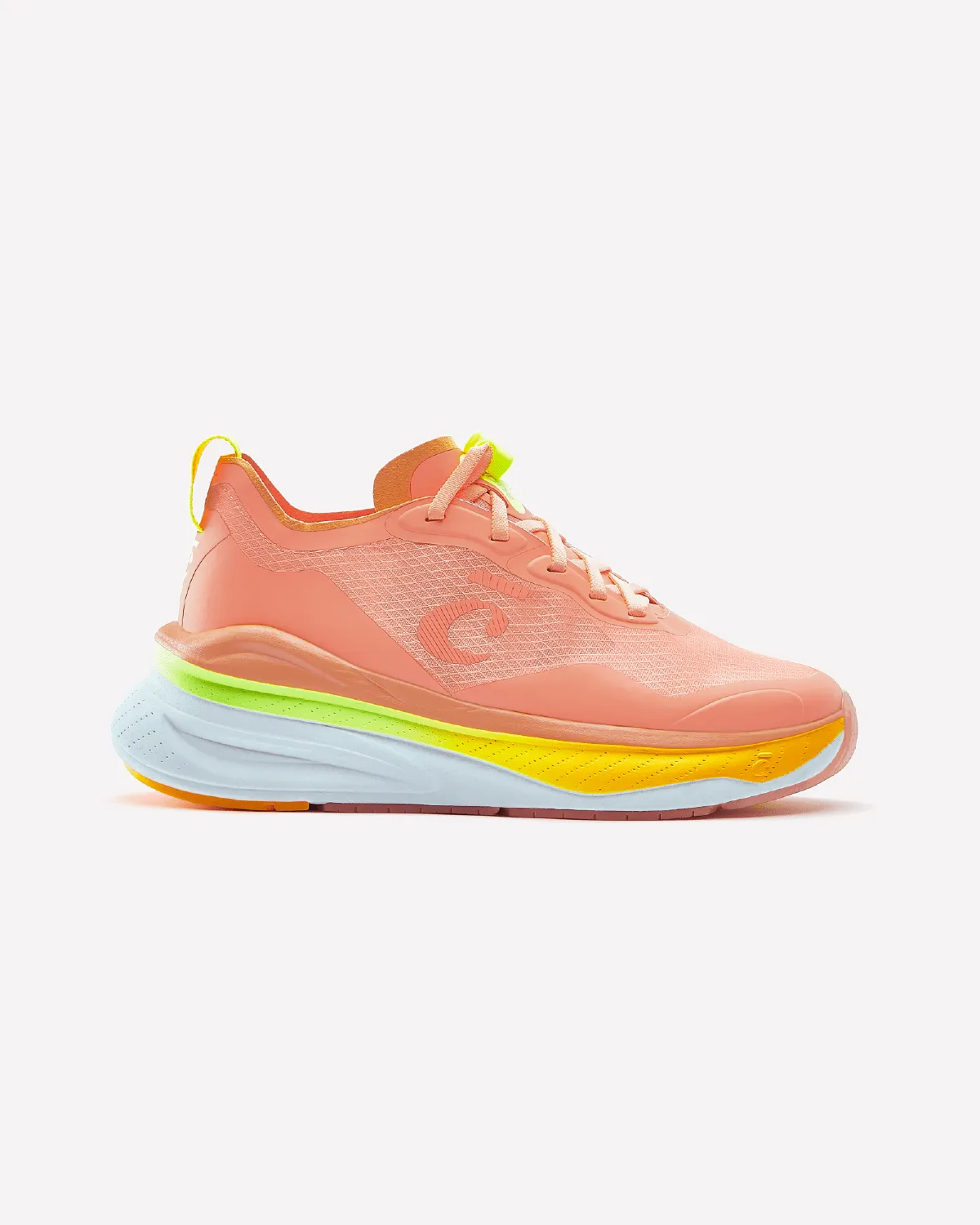 Men's Alto - Coral / Neon Yellow