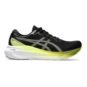 Men's Asics Gel-Kayano 30, Black/Glow Yellow, 12 4E Extra Wide