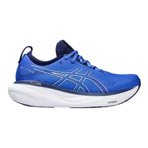 Men's Asics Gel-Nimbus 25, Illusion Blue/Pure Silver, 16 2E Wide