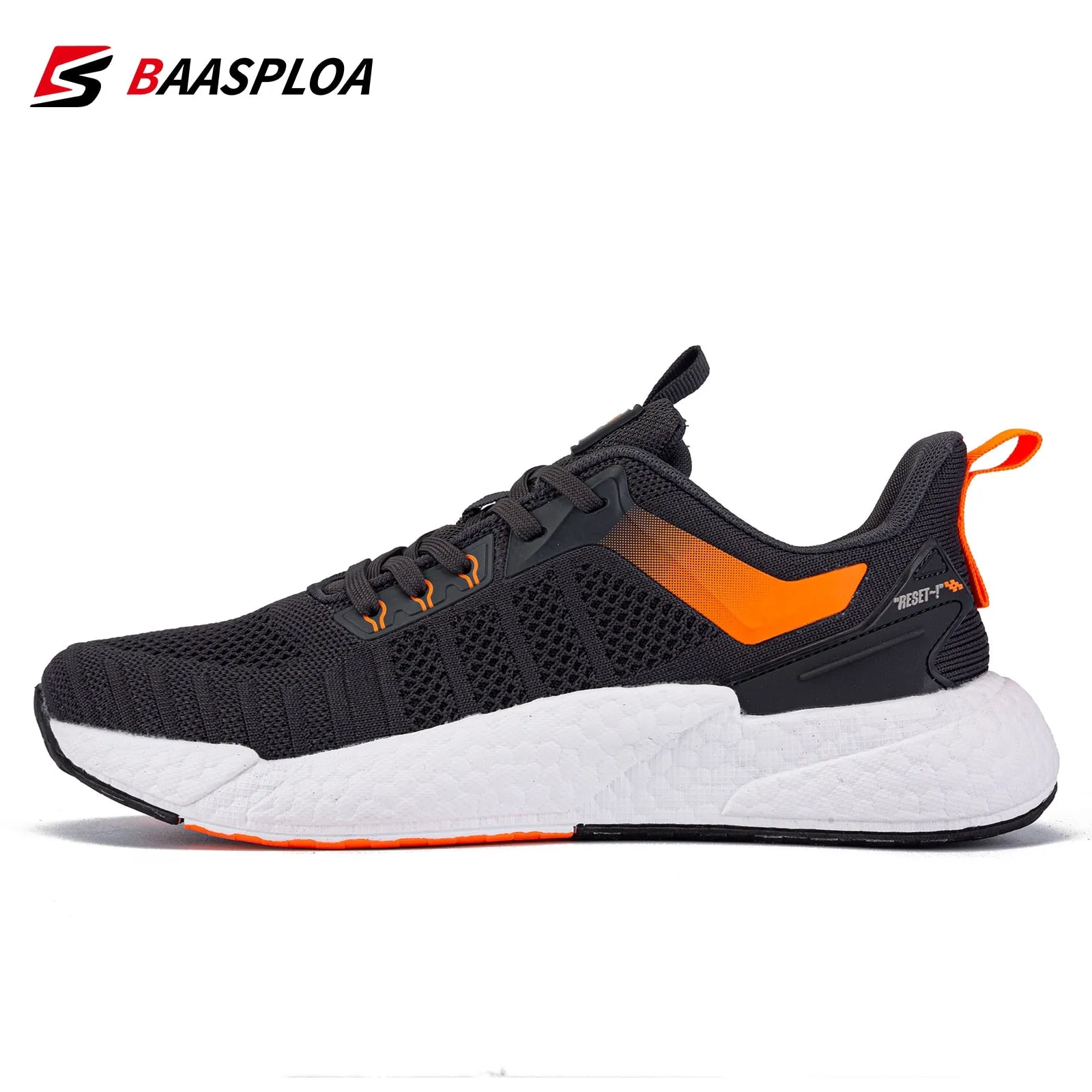 Men's Comfortable Knit Walking Shoes Breathable Fashion Sneaker Anti-Slip Shock-Absorbing Casual Sneakers Shoes