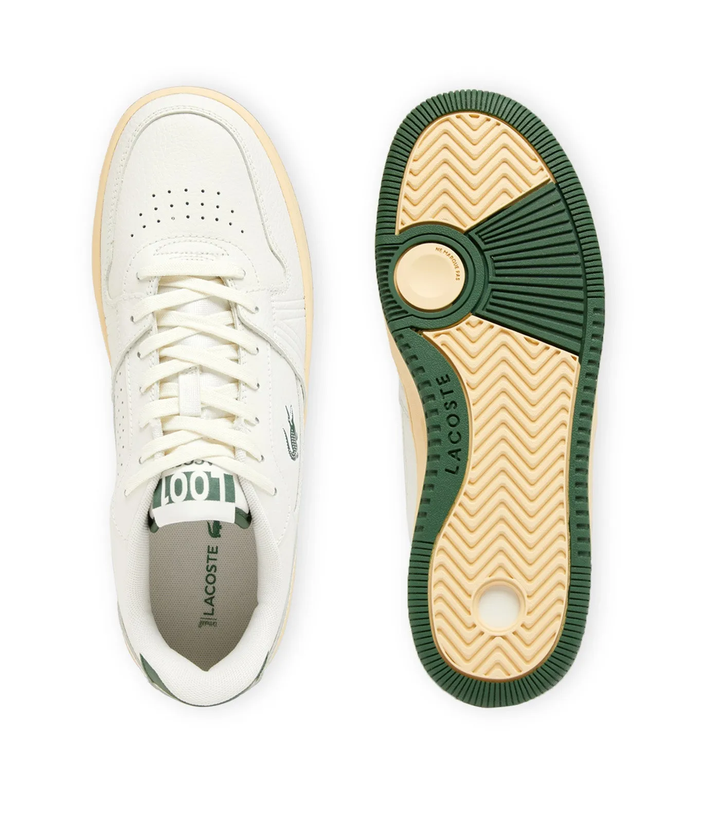 Men's L001 Set Trainers Off White/Dark Green